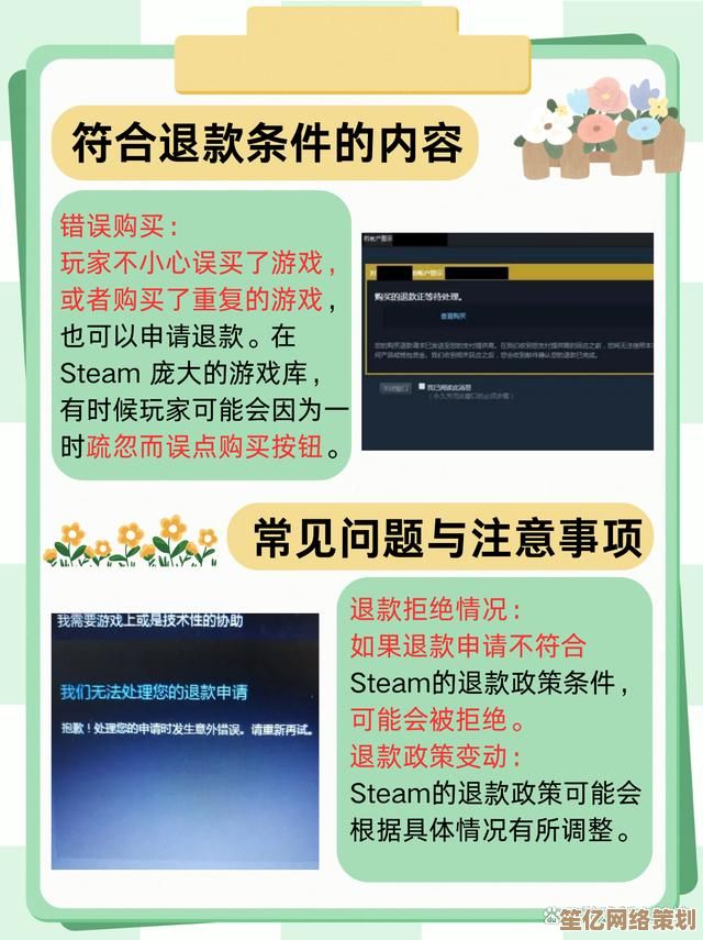 Steam游戏退款政策详解：如何满足条件并成功申请退款