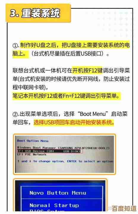 联想电脑系统重装详细步骤2025年最新操作指南