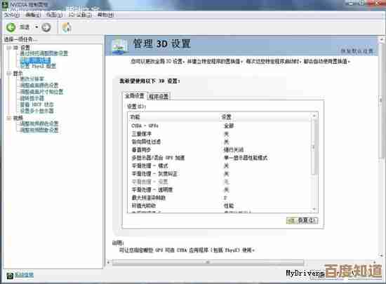 高效配置NVIDIA控制面板：分步详解3D管理与电源选项的个性化方案