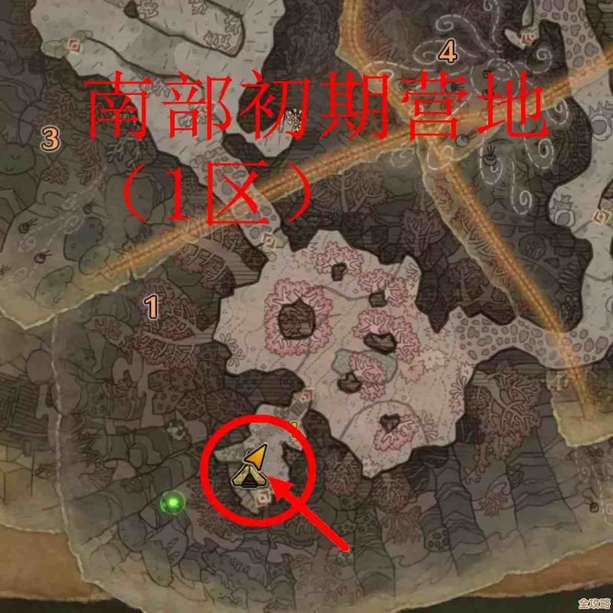 怪物猎人护石炼金点怎么找，地图标记明明看不懂