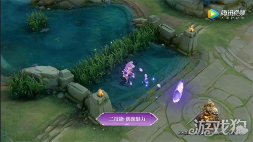 王者荣耀妲己紫罗兰之誓皮肤技能展示，特效看着有点迷