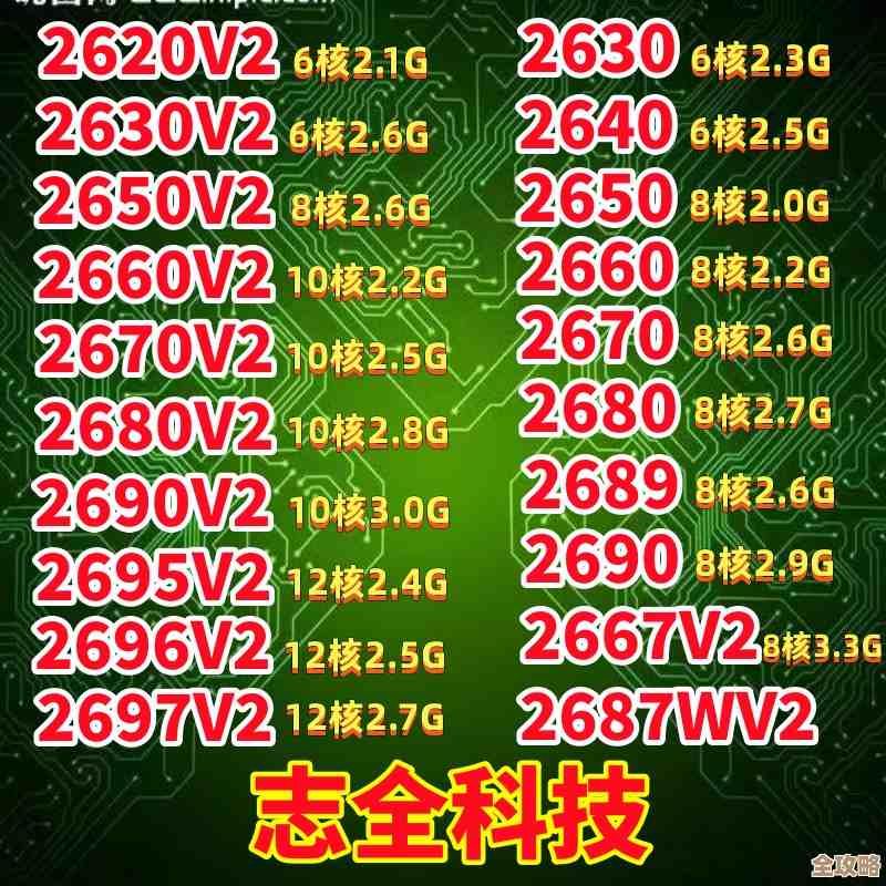 E5-2680v2处理器天梯排名：多型号性能对比一目了然