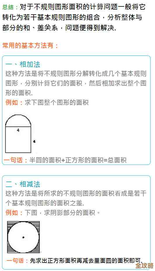 探索不同形状面积计算的实用方法与关键公式解析