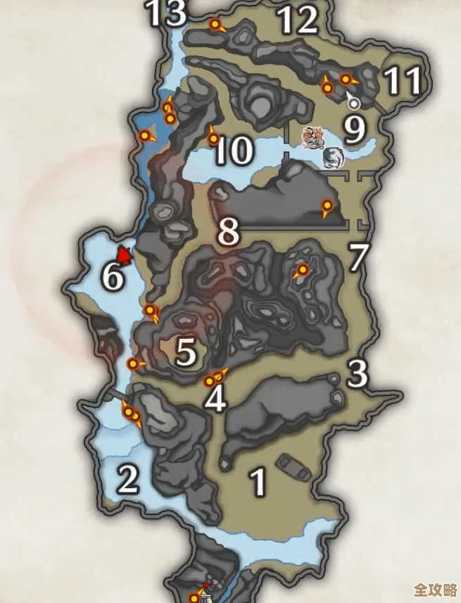 怪物猎人铃鹿在哪个图有人知道吗，我记得好像在某个角落