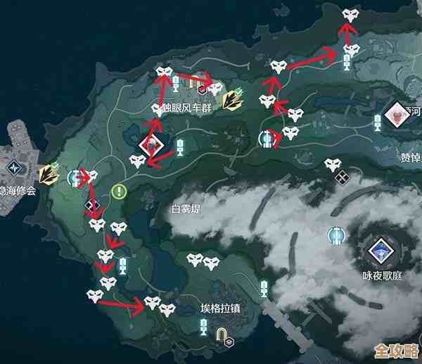 云母釉岩都藏在哪儿—鸣潮》地图打卡指南，漏掉的几处别急.