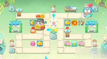 保卫萝卜4梁波波带祝秋秋混第28关，卡位套路实测别慌