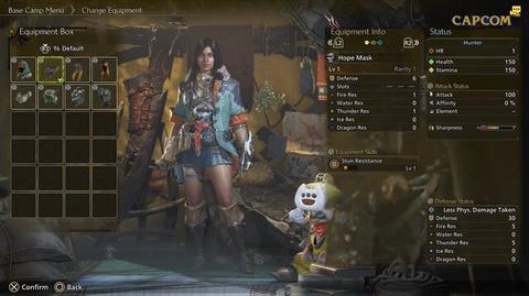 博主看到《怪物猎人 荒野》辣妹铁匠就发癫，迫不及待想马上去玩一圈