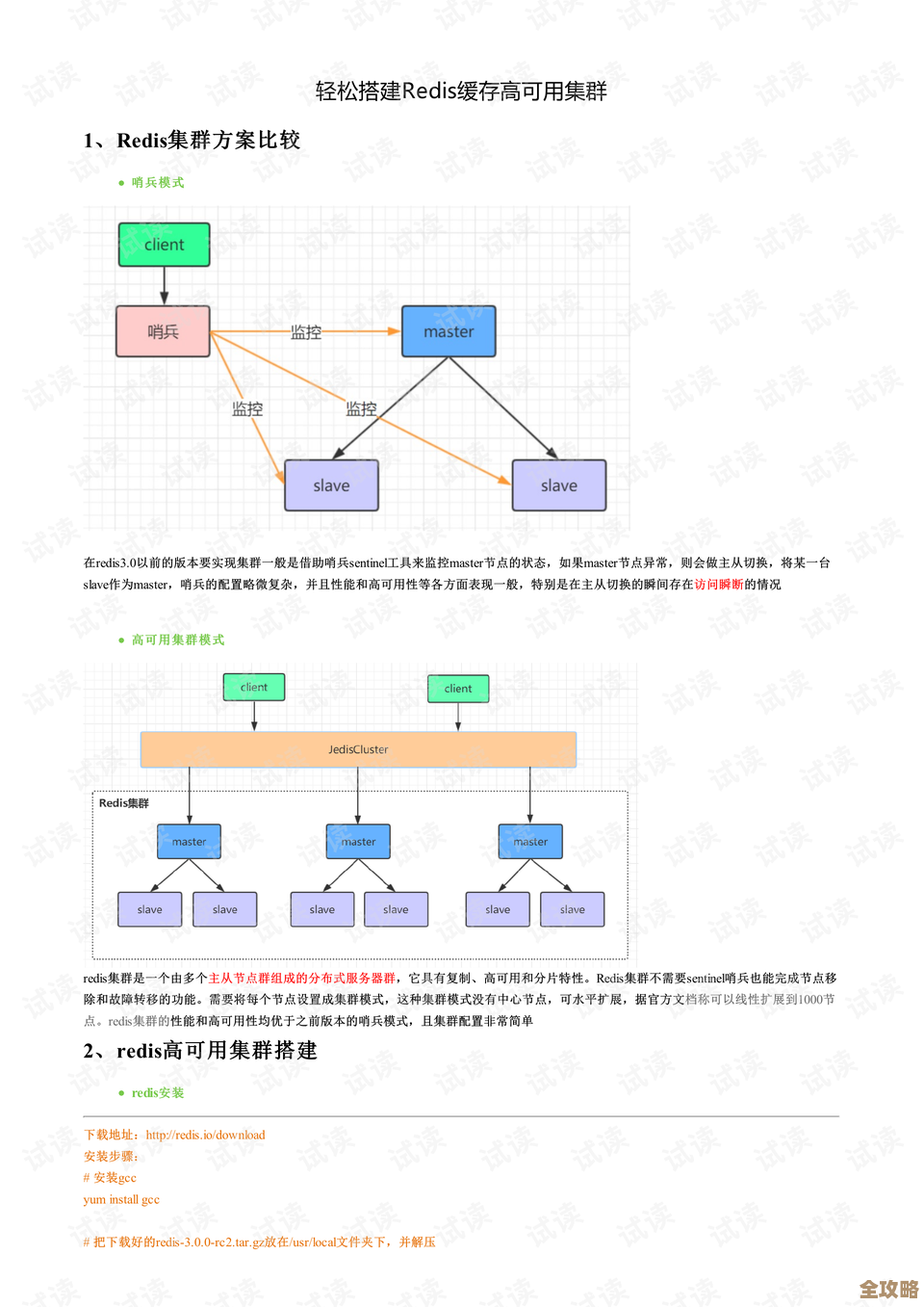 Redis缓存技术怎么用起来，集群搭建其实没那么难，效率还能提升不少