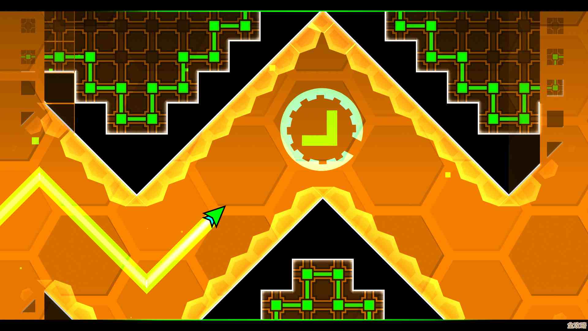 几何冲刺第5关Base After Base攻略，卡点太变态…教你怎么省心跳过