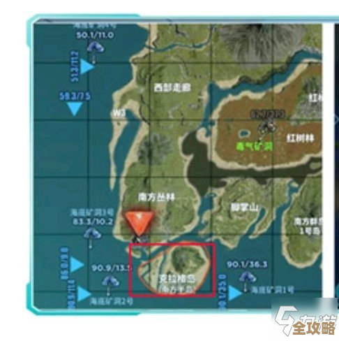 方舟孤岛十个神器坐标合集，没全跑过的别急我慢慢说