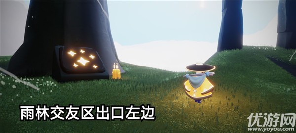 光遇里雨林吹泡泡先祖在哪儿啊，怎么摸到他的线索